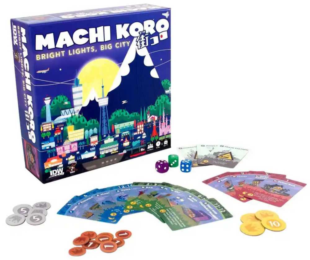 Machi Koro: Bright Lights - Big City  (2-5) board game collectible [Barcode 827714010473] - Main Image 3