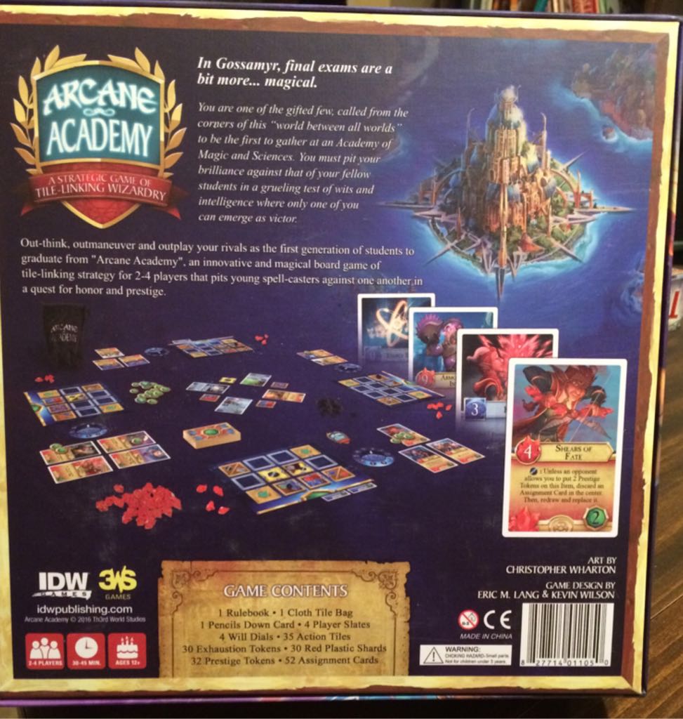 Arcane Academy  (2-4) board game collectible [Barcode 827714011050] - Main Image 2