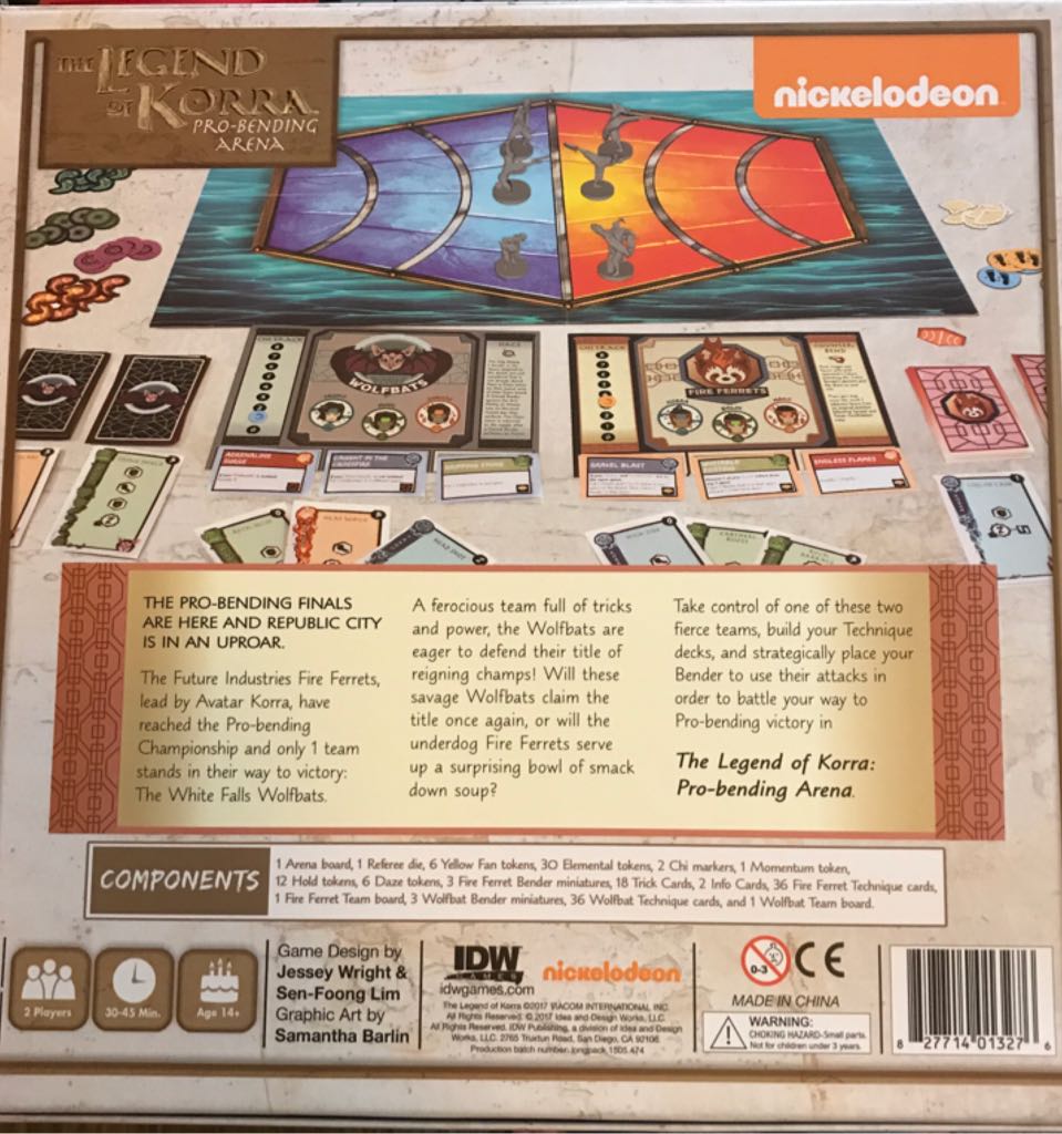 The Legend Of Korra Pro Bending Arena  (2) board game collectible [Barcode 827714013276] - Main Image 2