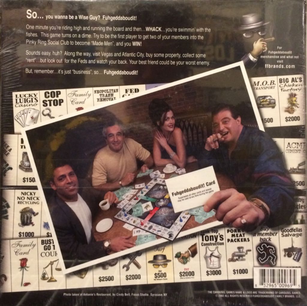 Fuhgeddaboudit  board game collectible [Barcode 832965009695] - Main Image 2