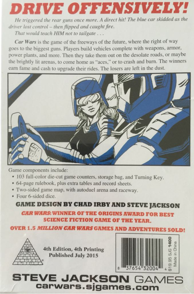 Car Wars  (2-8) board game collectible [Barcode 837654320044] - Main Image 2