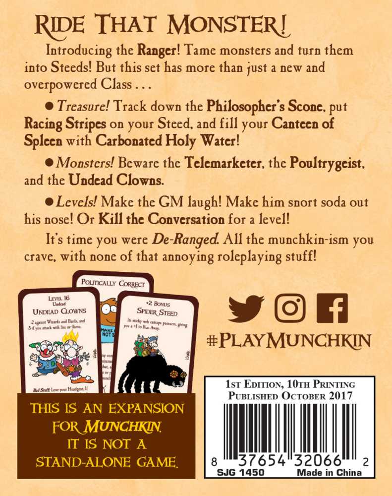 Munchkin 5 De-ranged  (2+) board game collectible [Barcode 837654320662] - Main Image 2