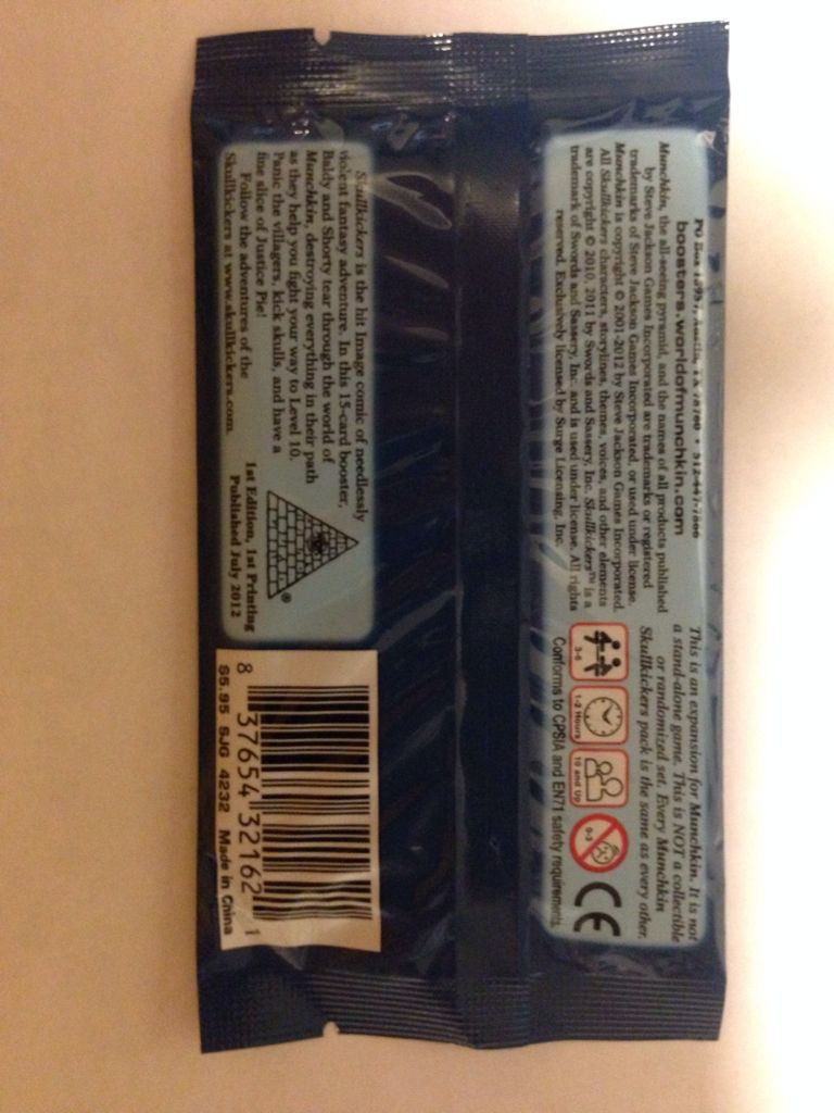 Munchkin: Skull Kickers  board game collectible [Barcode 837654321621] - Main Image 2