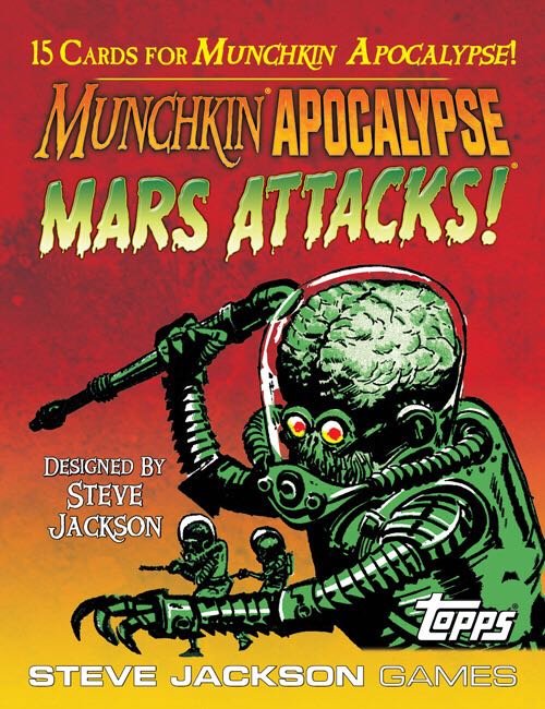 Munchkin: Apocalypse: Mars Attacks!  board game collectible [Barcode 837654321904] - Main Image 1