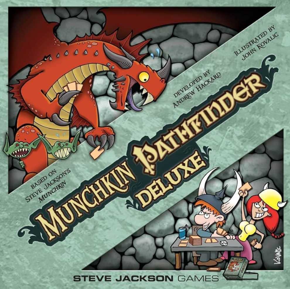 Munchkin: Pathfinder Deluxe  (3-6) board game collectible [Barcode 837654322185] - Main Image 2