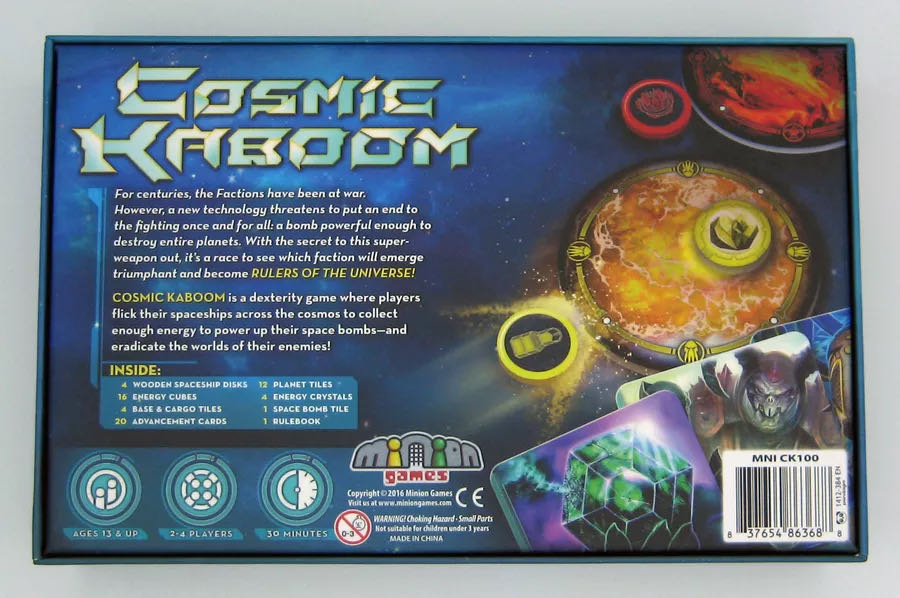 Cosmic Kaboom  (2-4) board game collectible [Barcode 837654863688] - Main Image 2