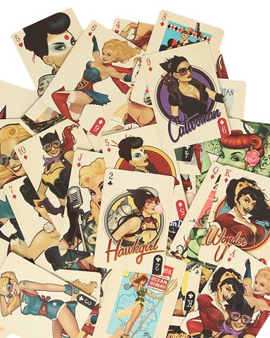DC Comics Bombshells Playing Cards  board game collectible [Barcode 840391104686] - Main Image 4