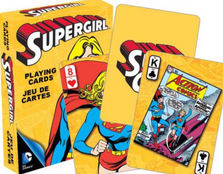 Playing Cards Supergirl  board game collectible [Barcode 840391107472] - Main Image 2