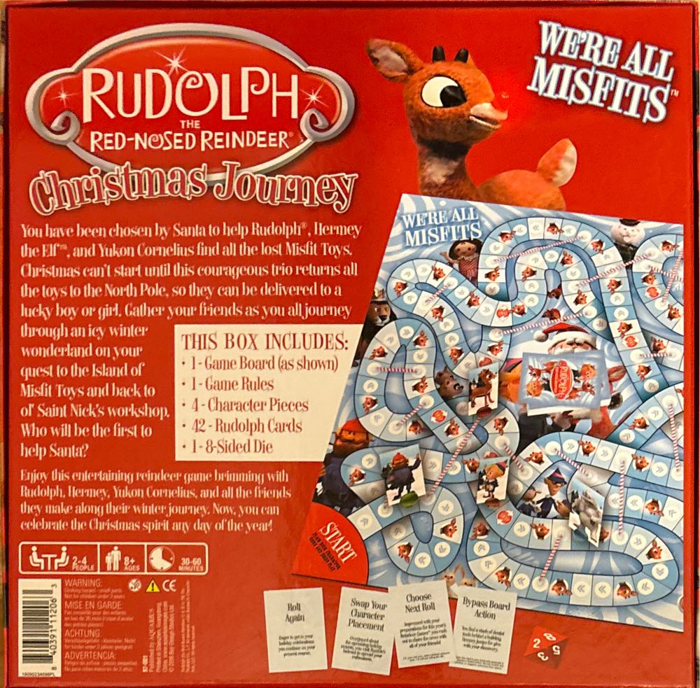 Rudolph The Red Nosed Reindeer Christmas Journey  (2-4) board game collectible [Barcode 840391112063] - Main Image 2