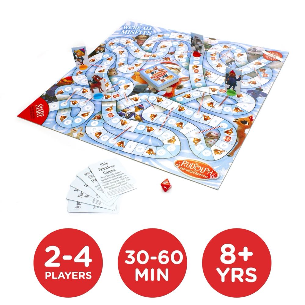 Rudolph The Red Nosed Reindeer Christmas Journey  (2-4) board game collectible [Barcode 840391112063] - Main Image 3