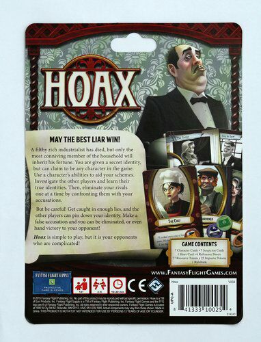 Hoax  (3-6) board game collectible [Barcode 841333100254] - Main Image 2