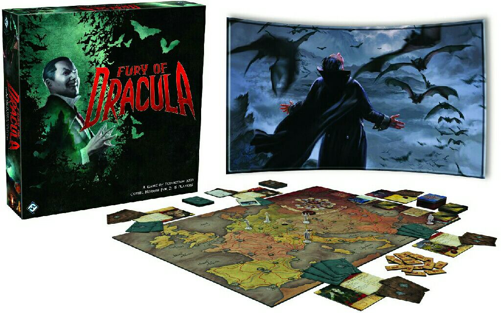 Fury Of Dracula  (2-5) board game collectible [Barcode 841333100582] - Main Image 2