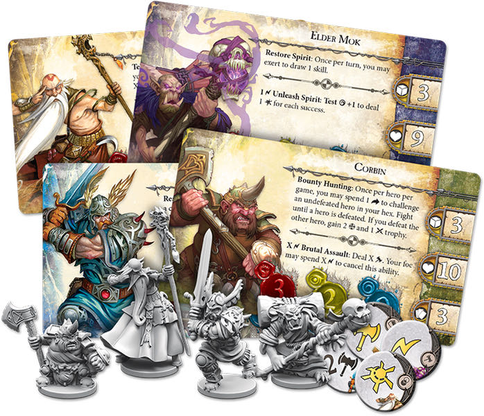 Runebound (3rd Edition)  (2-4) board game collectible [Barcode 841333100599] - Main Image 4