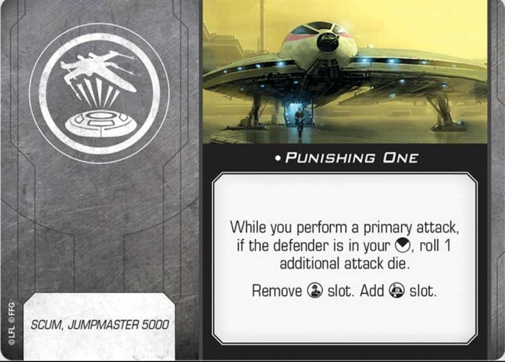 SW X-Wing: Punishing One  (2) board game collectible [Barcode 841333100636] - Main Image 4