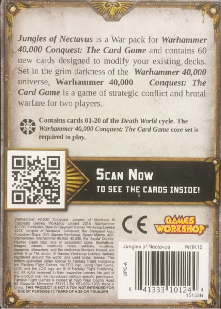 Warhammer 40K: Conquest - Jungles of Nevtavus  (2) board game collectible [Barcode 841333101244] - Main Image 2