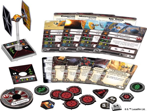 Star Wars X-Wing: Sabine’s TIE Fighter  (2) board game collectible [Barcode 841333101909] - Main Image 2