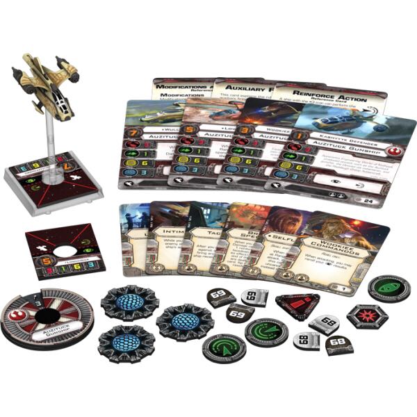 Star Wars X-Wing: Auzituck Gunship  (2) board game collectible [Barcode 841333102821] - Main Image 2