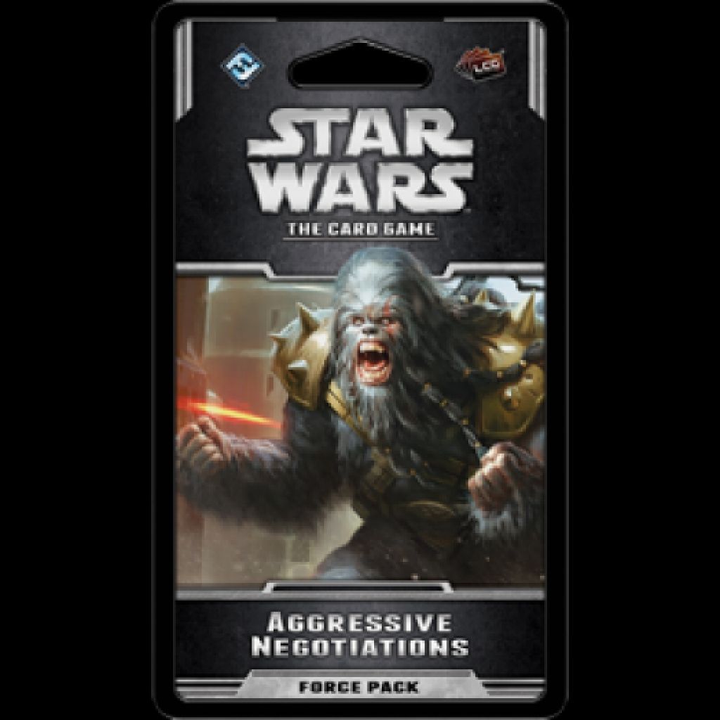 Star Wars LCG: Aggressive Negotiations force pack  board game collectible [Barcode 841333103095] - Main Image 1