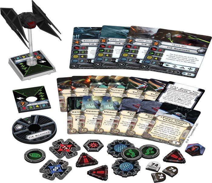 Star Wars X-Wing: TIE Silencer  board game collectible [Barcode 841333103699] - Main Image 2