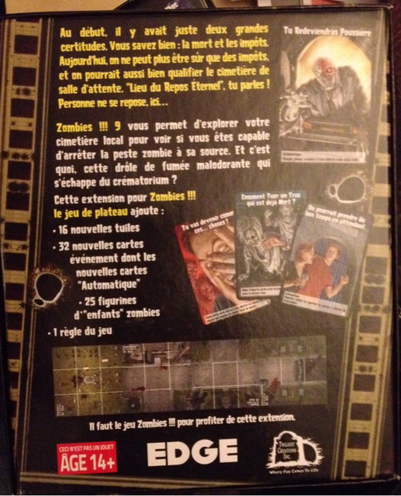 Zombies!!! 9 Des cendres aux cendres  board game collectible [Barcode 8435407601703] - Main Image 2