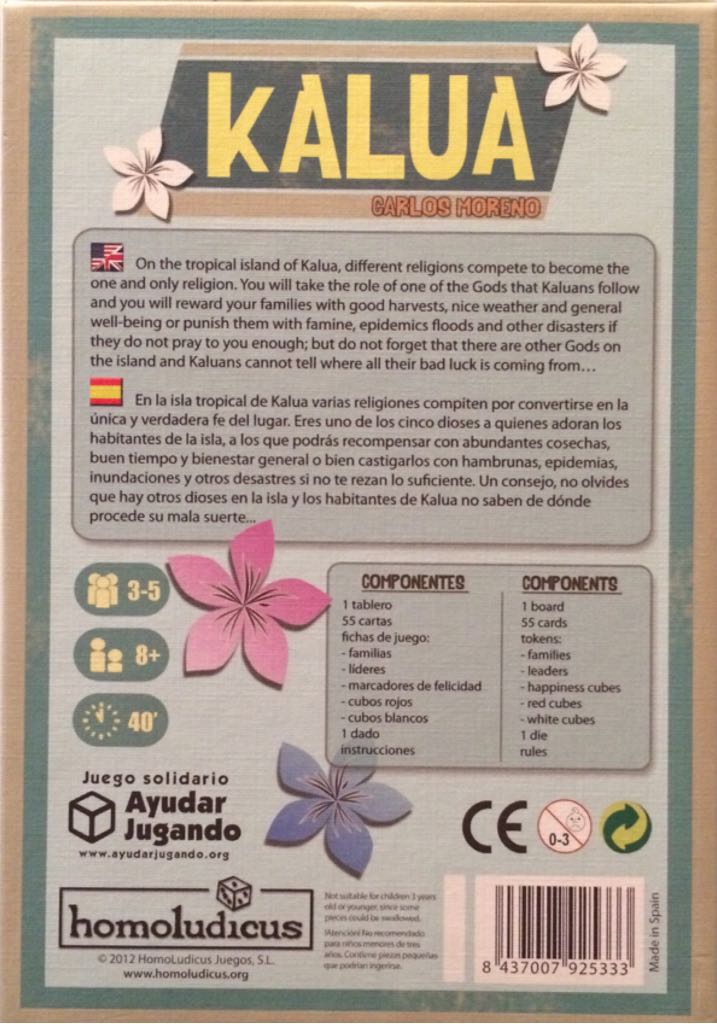 Kalua Board Game  (3-5 Players) board game collectible [Barcode 8437007925333] - Main Image 2