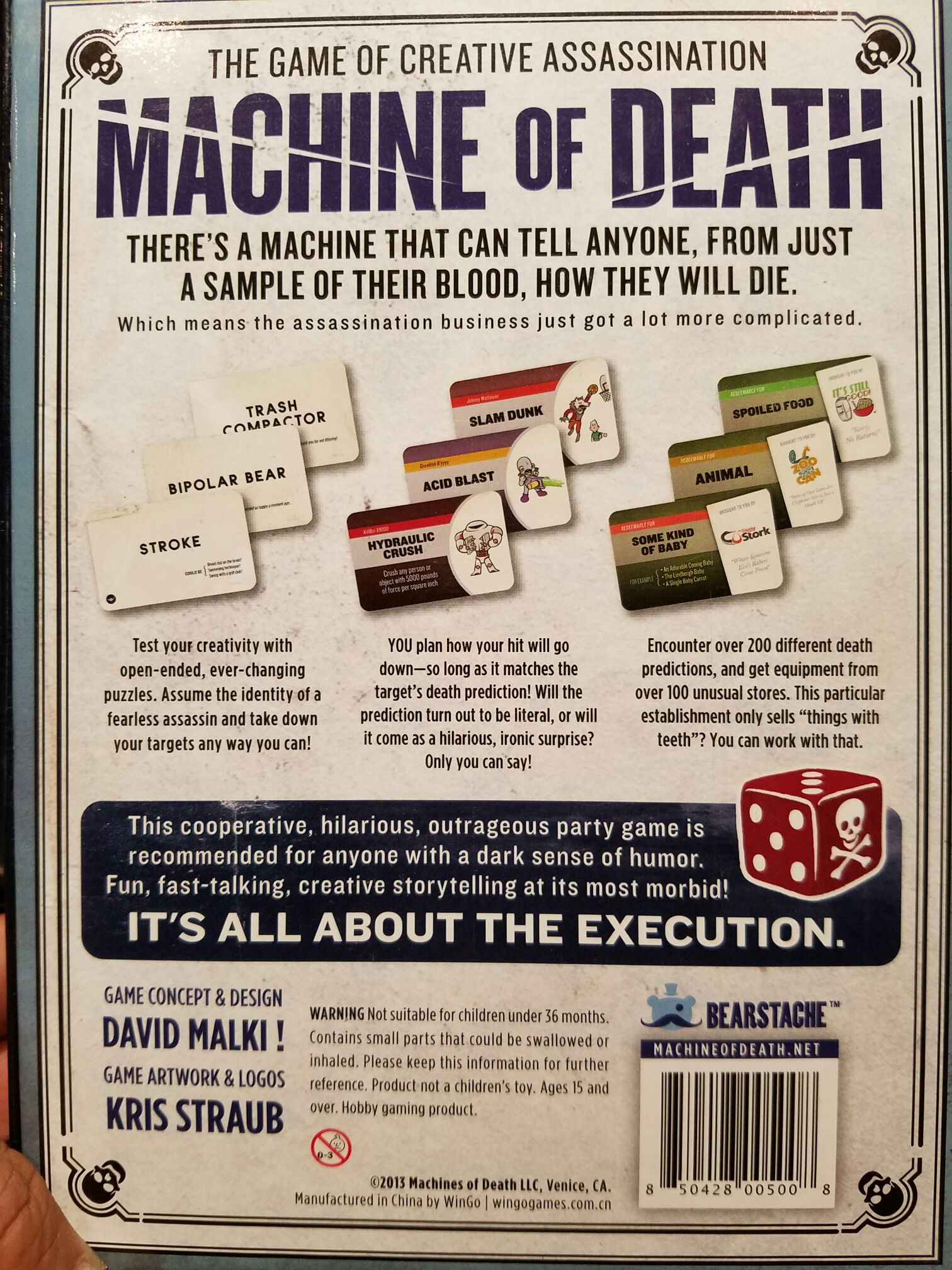 Machine of Death  (2-4) board game collectible [Barcode 850428005008] - Main Image 2