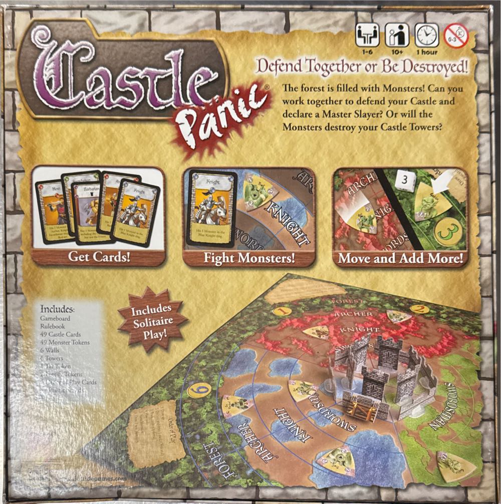 Castle Panic  (6) board game collectible [Barcode 850680002005] - Main Image 3