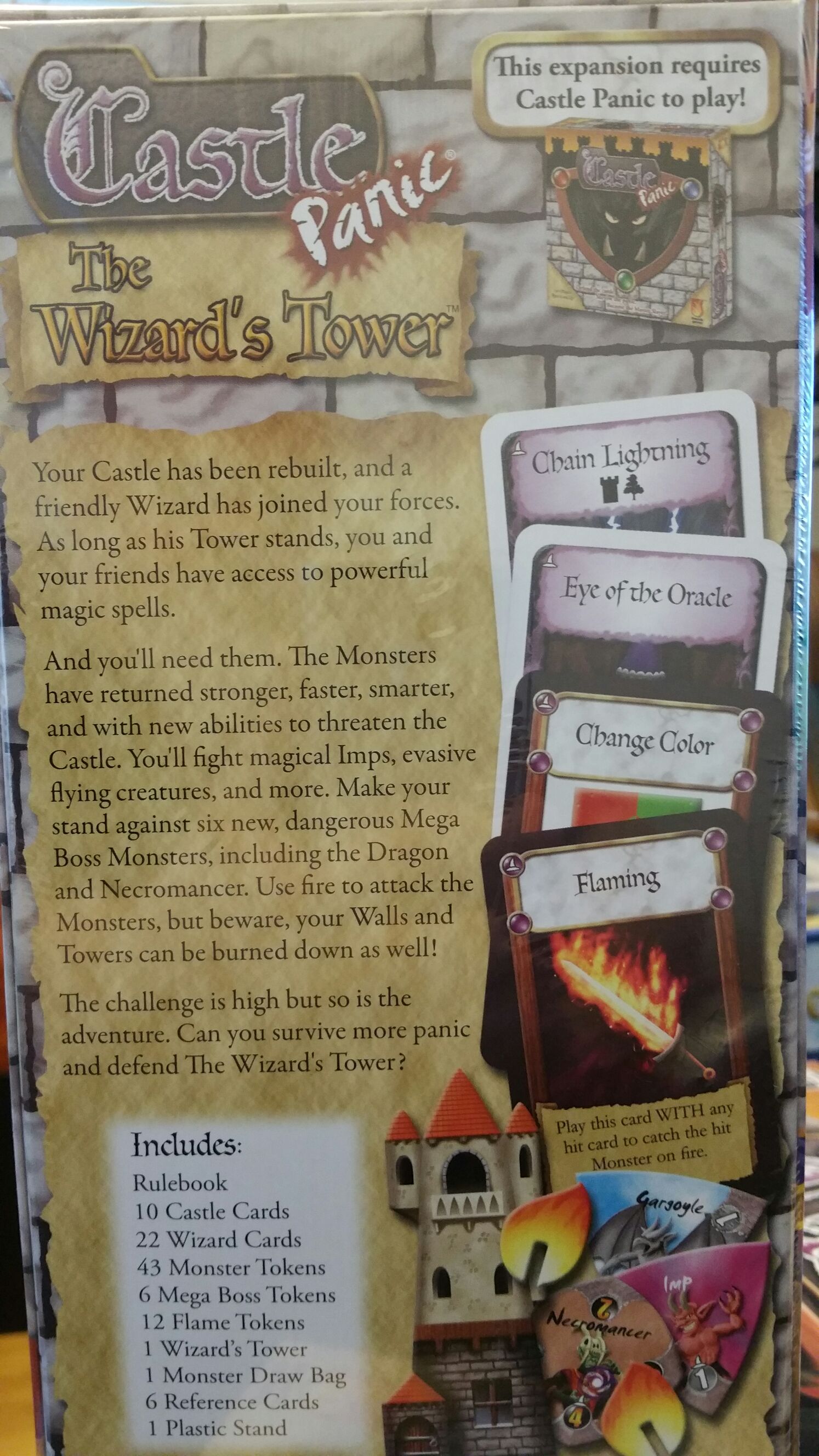 Castle Panic: The Wizard’s Tower  (1-6) board game collectible [Barcode 850680002036] - Main Image 2