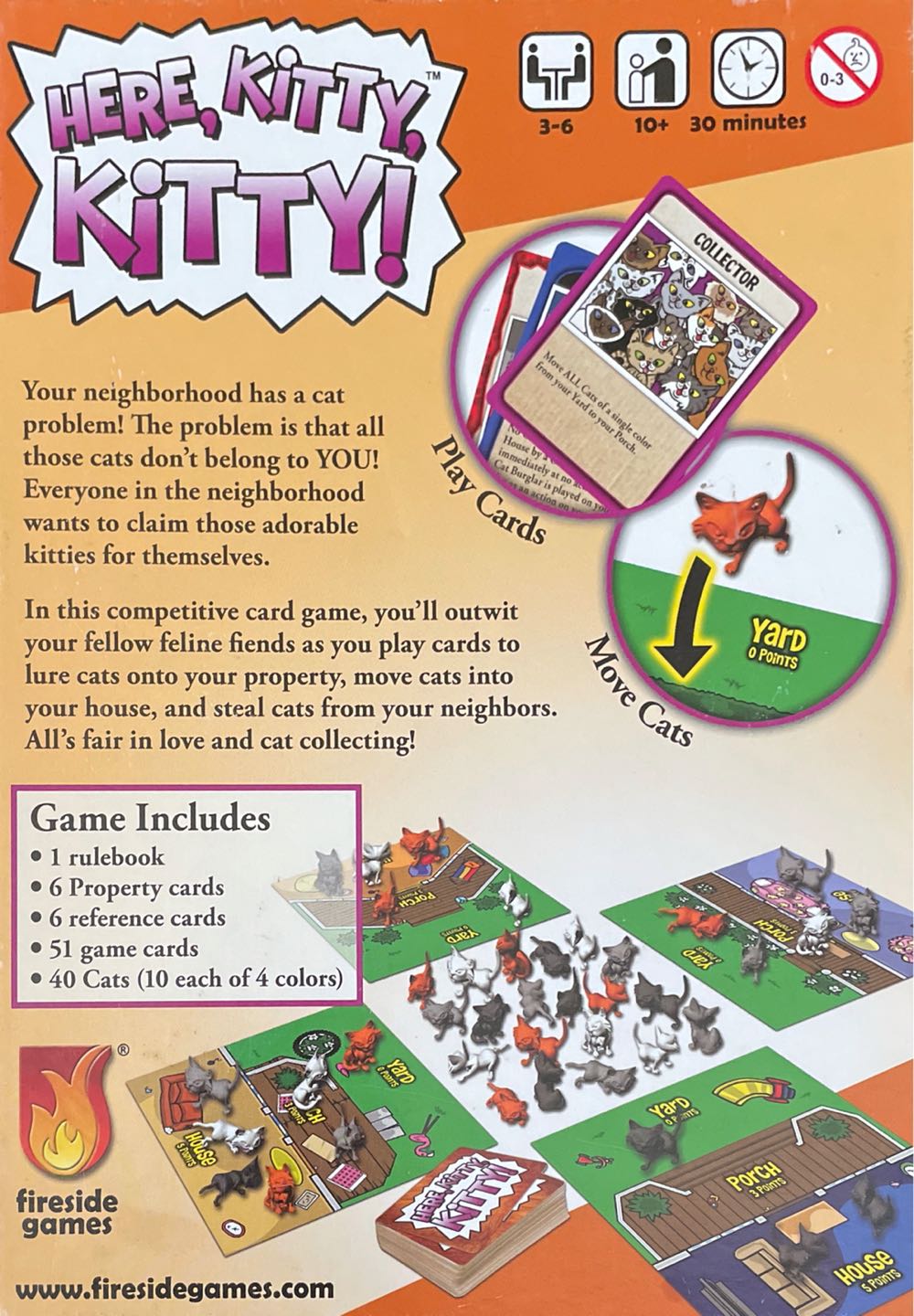 Here, Kitty, Kitty!  (3-6) board game collectible [Barcode 850680002104] - Main Image 2