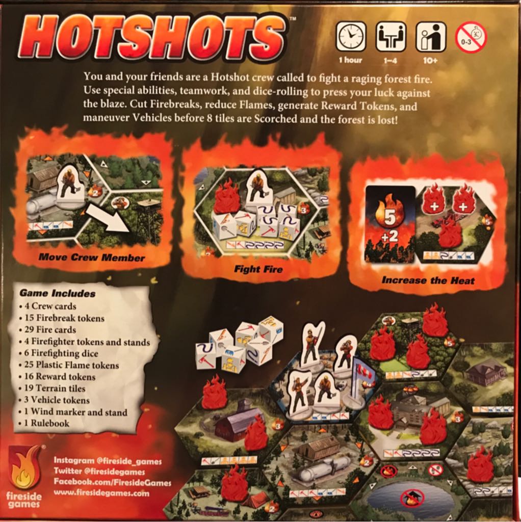 Hotshots  (1-4) board game collectible [Barcode 850680002142] - Main Image 2
