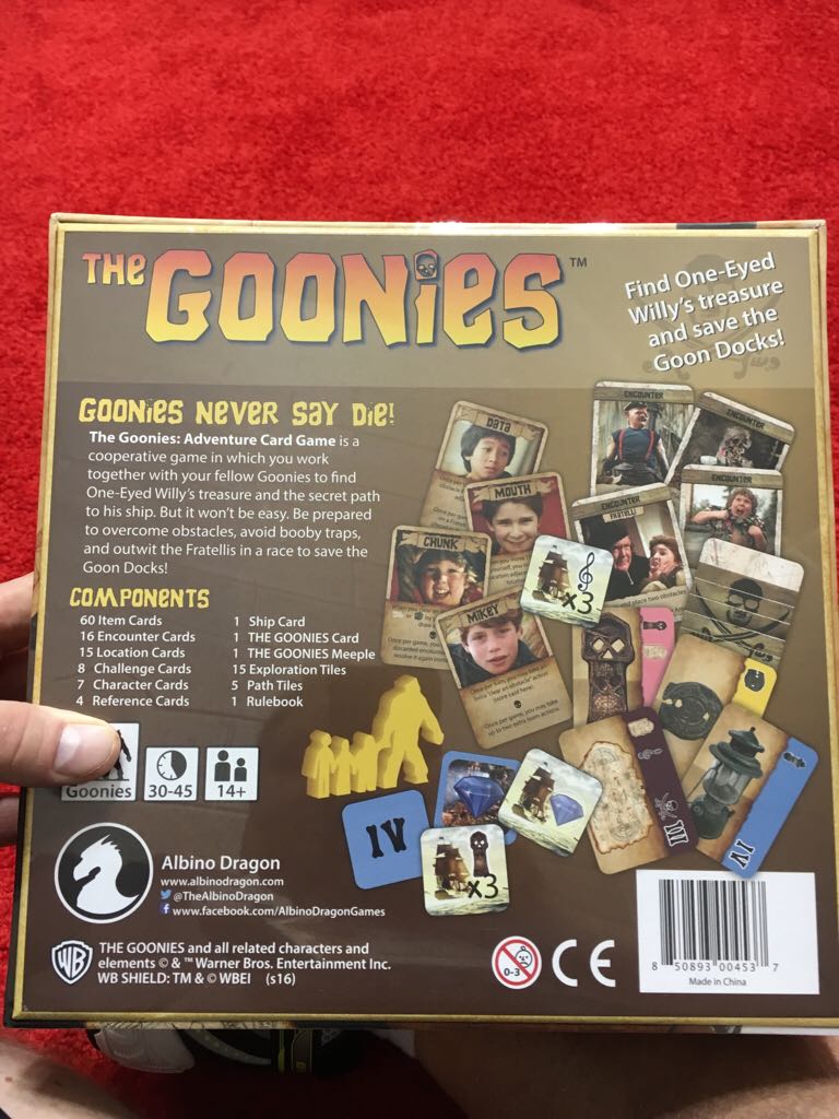 The Goonies: Adventure Card Game   (1-4) board game collectible [Barcode 850893004537] - Main Image 2