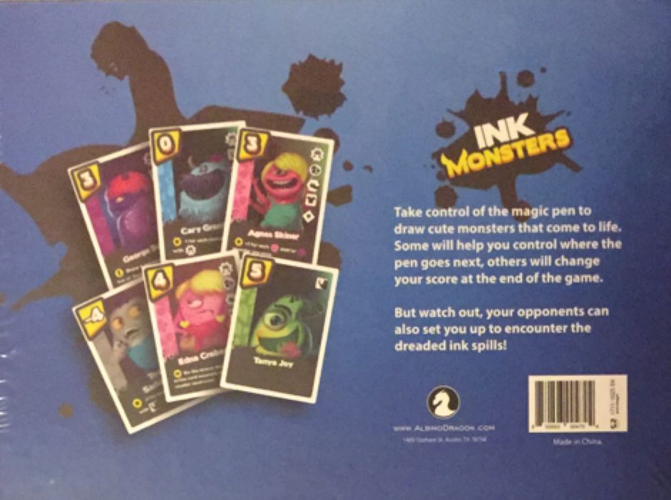 Ink Monsters  (2-6) board game collectible [Barcode 850893004704] - Main Image 2