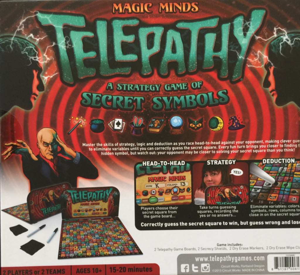 Telepathy  (2) board game collectible [Barcode 851167006134] - Main Image 2