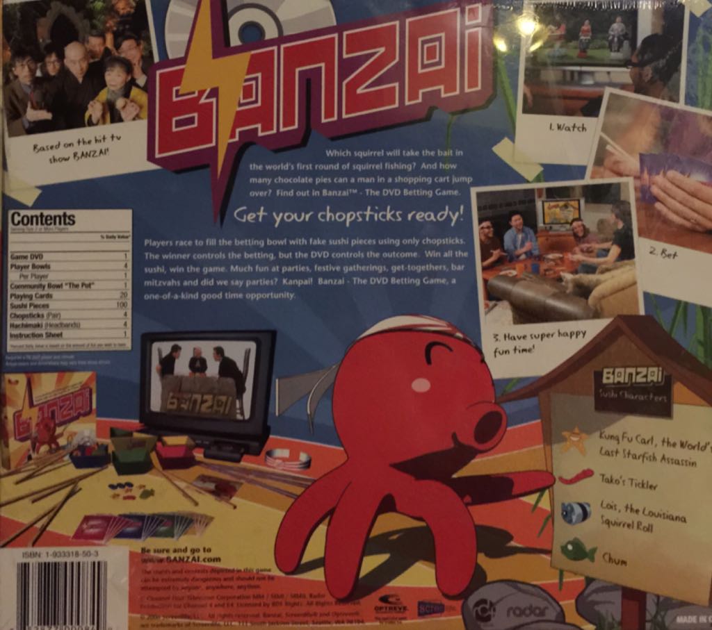 Banzai  (2+) board game collectible [Barcode 852877000849] - Main Image 2