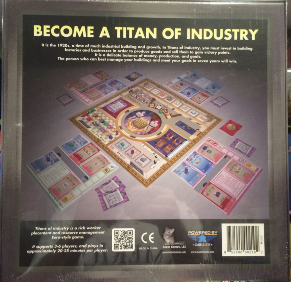 Titans Of Industry  (3-6) board game collectible [Barcode 852990002102] - Main Image 2
