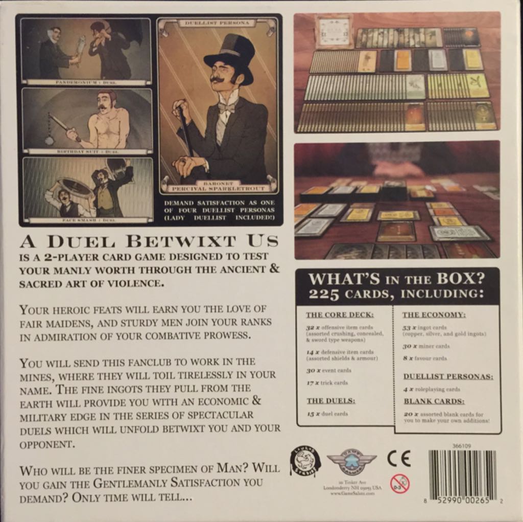 A Duel Betwixt Us  (2) board game collectible [Barcode 852990002652] - Main Image 2