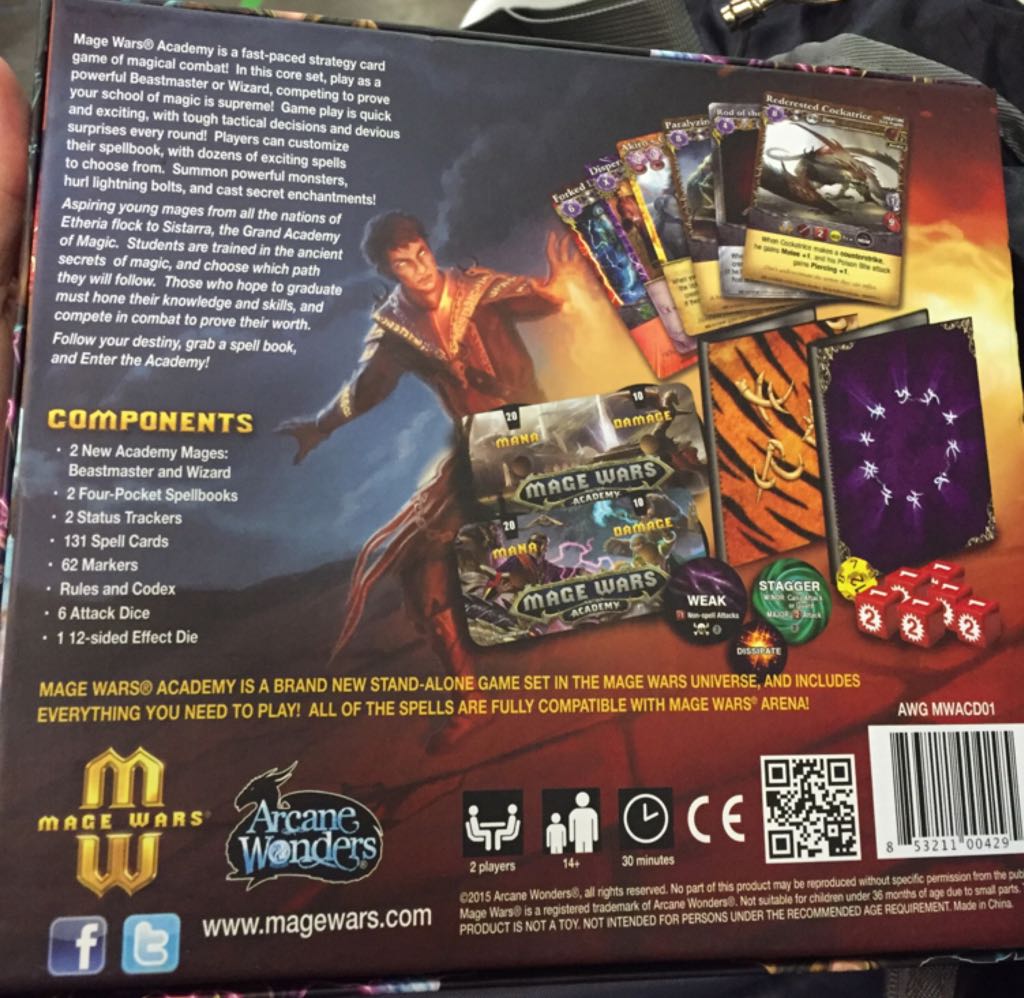 Mage Wars Academy  (2) board game collectible [Barcode 853211004295] - Main Image 2