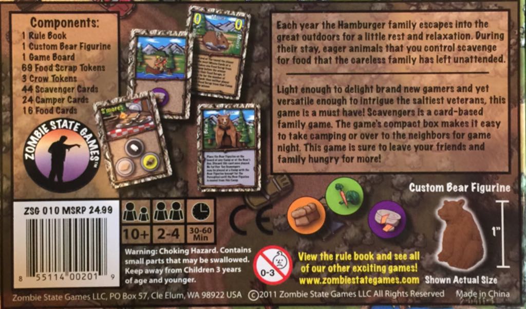 Scavengers  (2-4) board game collectible [Barcode 855114002019] - Main Image 2