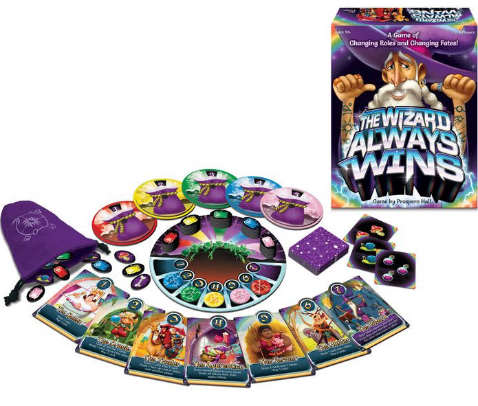 Wizard Always Wins, The  (2 to 5) board game collectible [Barcode 855607007019] - Main Image 3