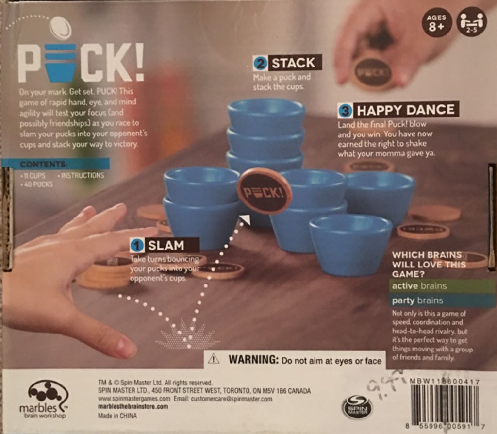 PUCK  (5) board game collectible [Barcode 855996005917] - Main Image 2