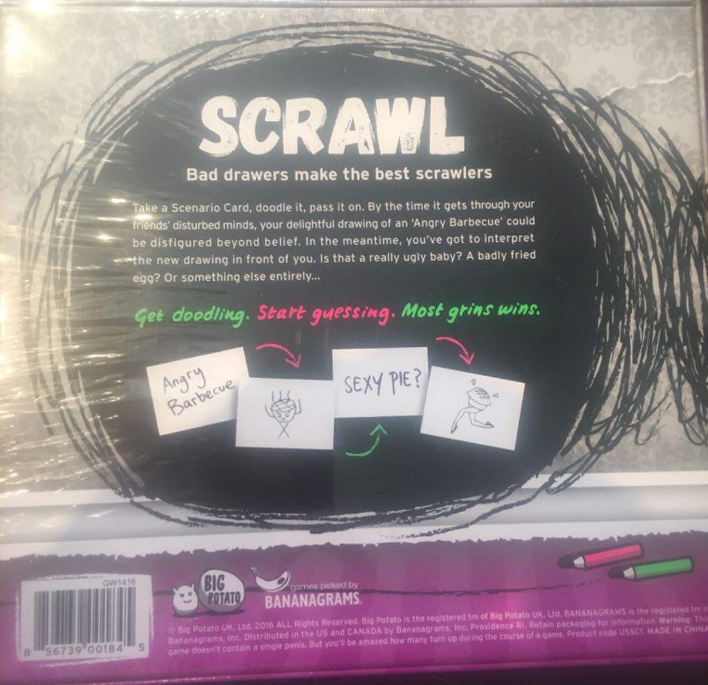 Scrawl  (4-8) board game collectible [Barcode 856739001845] - Main Image 2