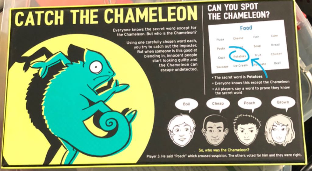 The Chameleon  (3-8) board game collectible [Barcode 856739001920] - Main Image 2