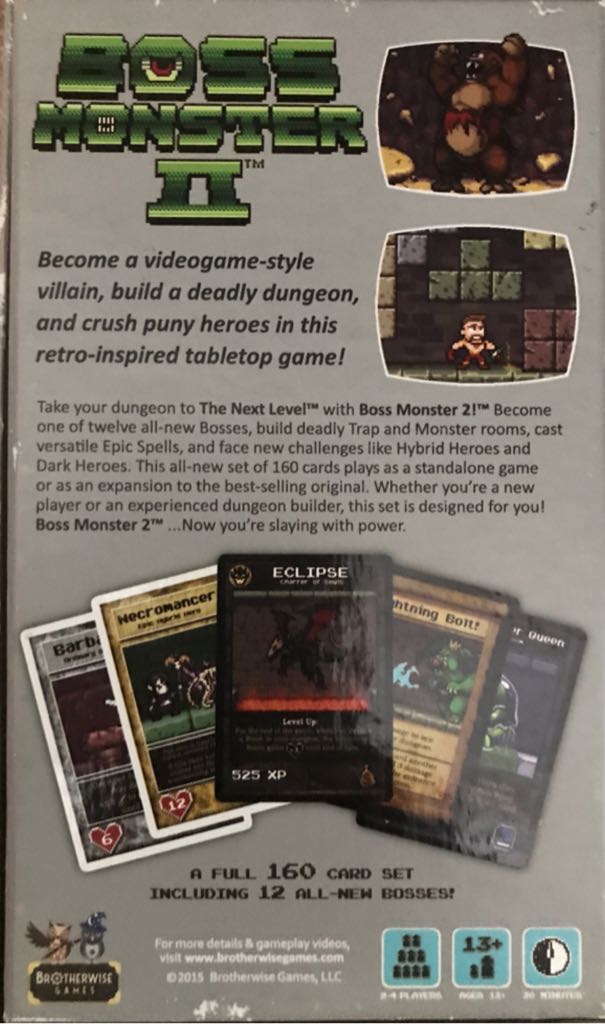 Boss Monster 2: The Next Level  (2-4) board game collectible [Barcode 856934004030] - Main Image 2