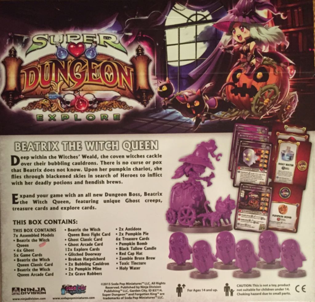 Super Dungeon Explore: Beatrix the Witch Queen  board game collectible [Barcode 857445005967] - Main Image 2