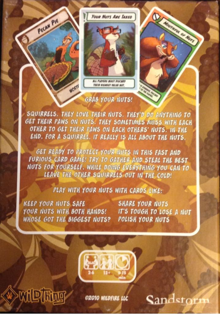 Nuts!  (2-6 Players) board game collectible [Barcode 858506002055] - Main Image 2