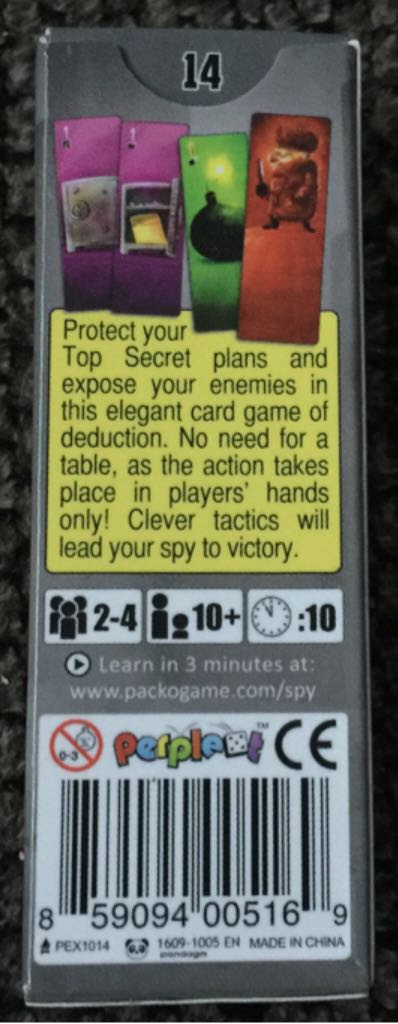 SPY  (2-4) board game collectible [Barcode 859094005169] - Main Image 2