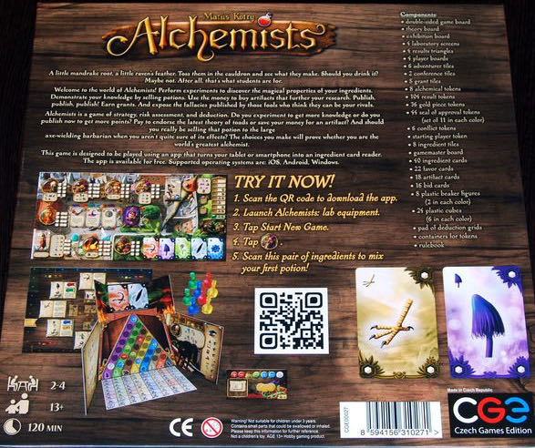 Alchemists  (2-4) board game collectible [Barcode 8594156310271] - Main Image 2