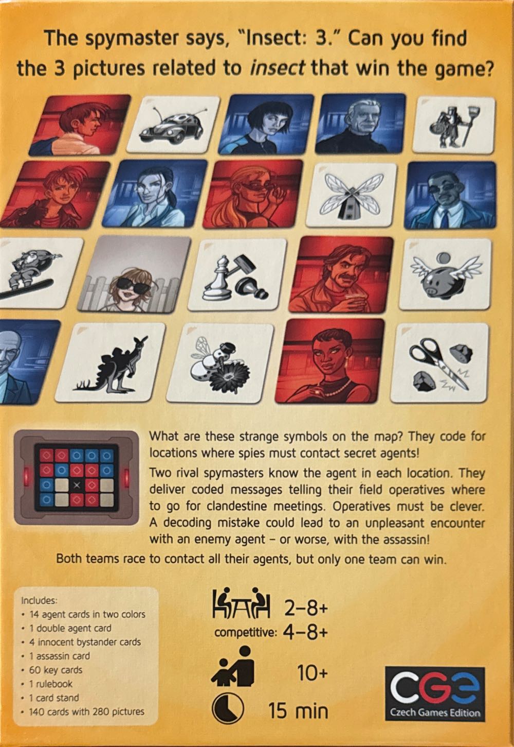 Codenames (Pictures)  (2-8) board game collectible [Barcode 8594156310363] - Main Image 3