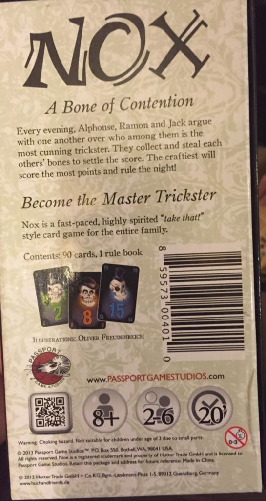 Nox  board game collectible [Barcode 859573004010] - Main Image 2