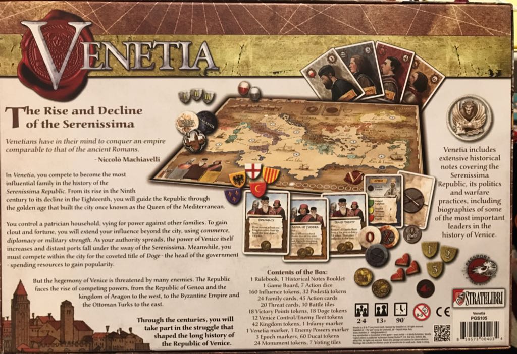 Venetia  (2-4) board game collectible [Barcode 859573004034] - Main Image 2